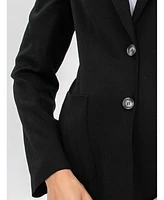 Pietro Brunelli Maternity Tailored Linen Mix Textured Harper Blazer