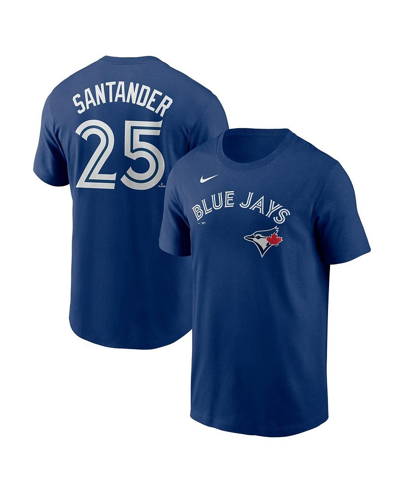 Nike Men's Anthony Santander Royal Toronto Blue Jays Fuse Name Number T-Shirt