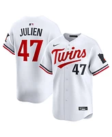Nike Men's Edouard Julien White Minnesota Twins Home Limited Player Jersey