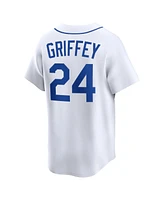 Nike Men's Ken Griffey Jr. White Seattle Mariners Throwback Cooperstown Collection Limited Jersey