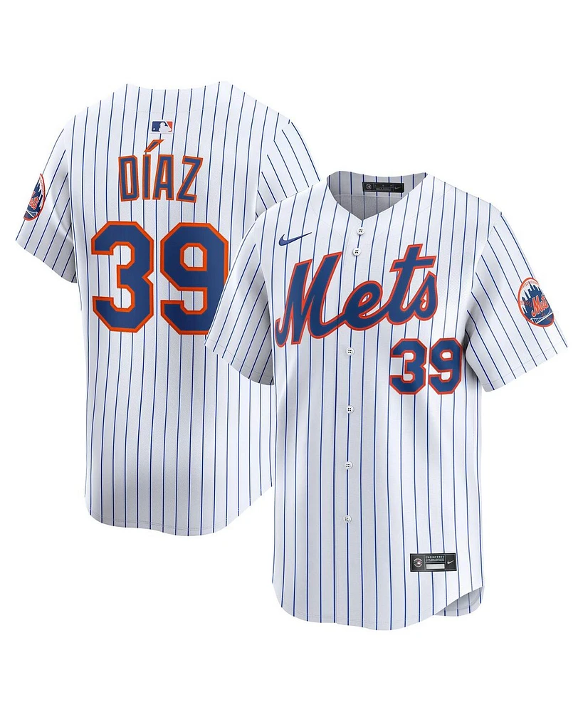 Nike Men's Edwin Diaz White New York Mets Home Limited Player Jersey