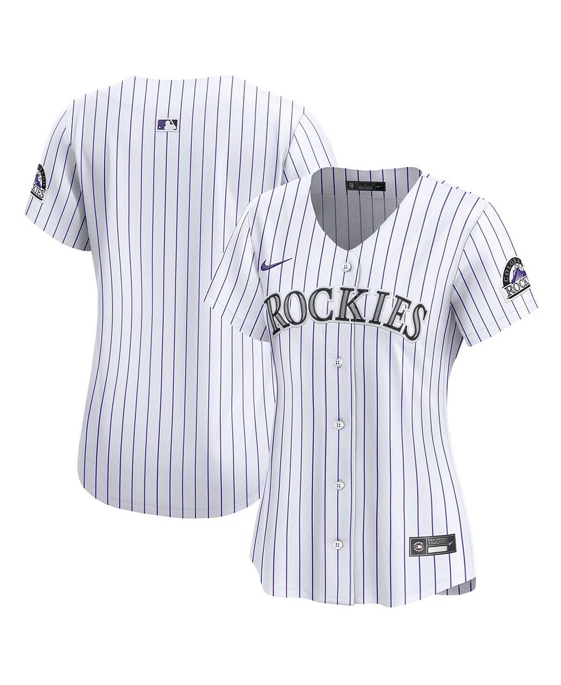 Nike Women's White Colorado Rockies Home Limited Jersey