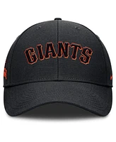 Nike Men's Black San Francisco Giants Rise Gaberdine Adjustable Hat