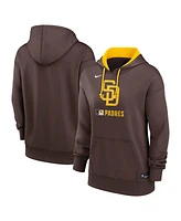 Nike Women's Brown San Diego Padres Authentic Collection Performance Pullover Hoodie