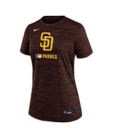 Nike Women's Brown San Diego Padres Authentic Collection Velocity Performance T-Shirt