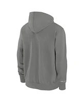 Nike Men's Charcoal Athletics Authentic Collection Travel Performance Full-Zip Hoodie