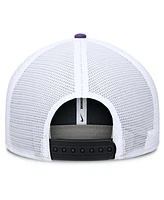 Nike Men's Black/Purple Colorado Rockies Pro Trucker Snapback Hat