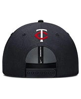 Nike Men's Navy Minnesota Twins Rise Gaberdine Adjustable Hat