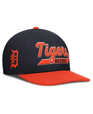 Nike Men's Navy/Orange Detroit Tigers Pro Performance Snapback Hat