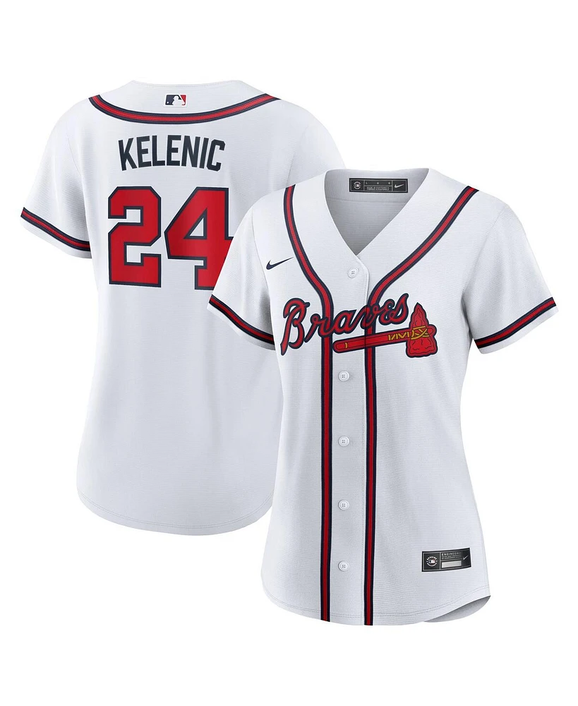 Nike Women's Jarred Kelenic White Atlanta Braves Home Replica Jersey