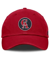 Nike Women's Red California Angels Cooperstown Collection Club Adjustable Hat
