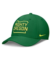 Nike Men's Green Oregon Ducks Local Swoosh Flex Hat