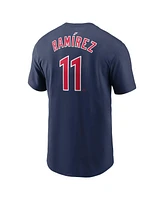 Nike Men's Jose Ramirez Navy Cleveland Guardians Fuse Name Number T-Shirt