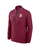 Nike Men's Garnet Florida State Seminoles Baseball Logo Victory Performance Half-Zip Pullover Hoodie
