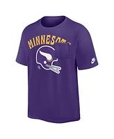 Nike Men's Purple Minnesota Vikings Rewind Heavy Max 90 Pocket T-Shirt