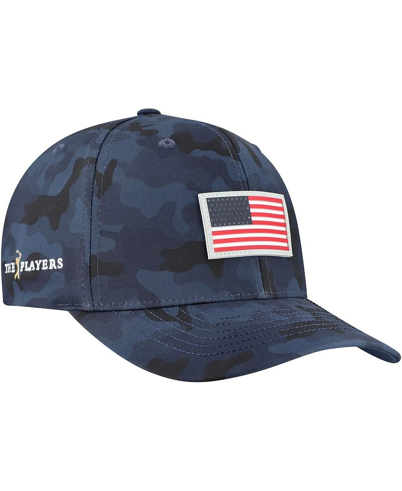 Puma Men's Navy The Players Volition Camo Adjustable Hat