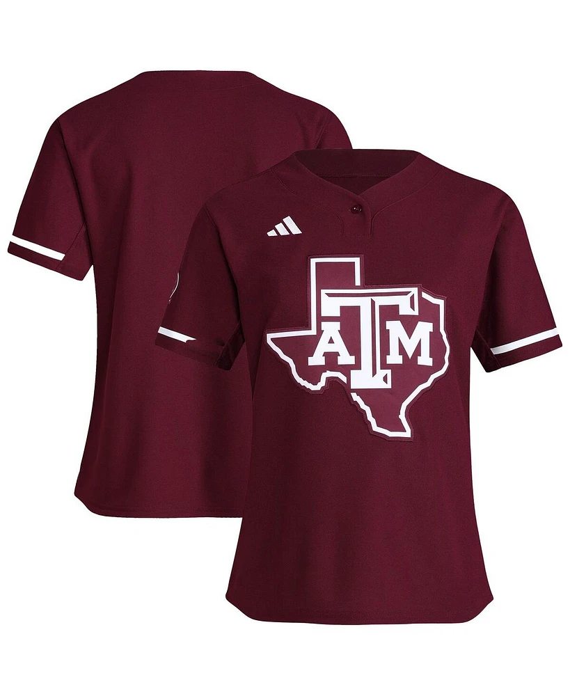 Adidas Women's Maroon Texas A M Aggies Replica Softball Jersey