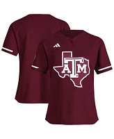Adidas Women's Maroon Texas A M Aggies Replica Softball Jersey