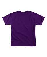 Mitchell & Ness Men's Purple Los Angeles Lakers Hardwood Classics Big Face 2. 0 T-Shirt