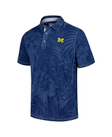 Tommy Bahama Men's Navy Michigan Wolverines Sport Santiago Paradise Polo Shirt