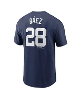 Nike Men's Javier Baez Navy Detroit Tigers Fuse Name Number T-Shirt