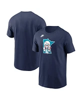 Nike Men's Navy Minnesota Twins Cooperstown Collection Team Logo T-Shirt