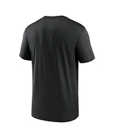 Nike Men's Black Carolina Panthers Big Tall Legend Icon Performance T-Shirt