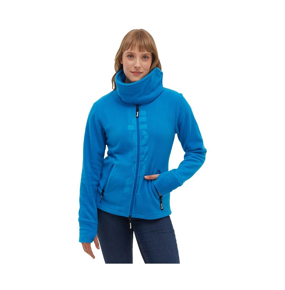Bench Dna Women's Finish Zip-Up Funnel Neck