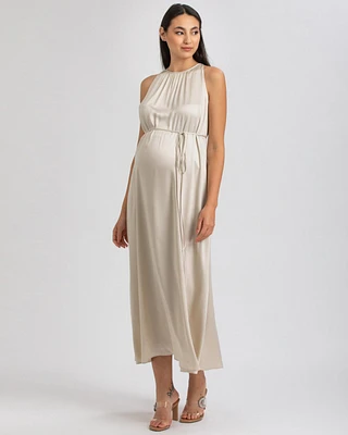 Pietro Brunelli Maternity Sleeveless Satin-Touch Special Occasions Clarissa Dress