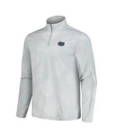 Tommy Bahama Men's Gray Florida Gators Delray Frond Island Zone Half-Zip Jacket