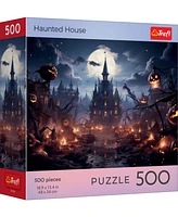 Trefl Red 500 Piece Puzzle - Halloween - Haunted House