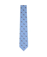 Trafalgar Men's Down The Stretch Racehorse Linen Blend Necktie