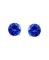 Bling Jewelry 1CTW Round Cubic Zirconia Solitaire Cz Stud Earrings