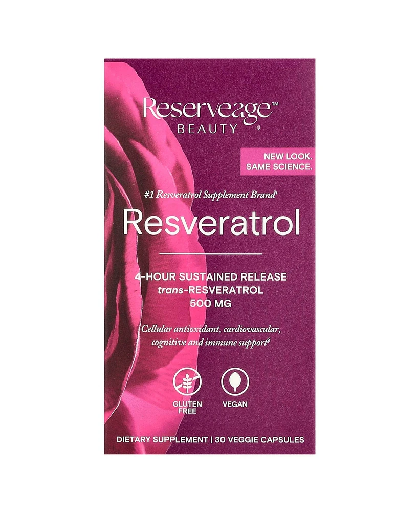 Reserveage Beauty Resveratrol -Resveratrol 500 mg