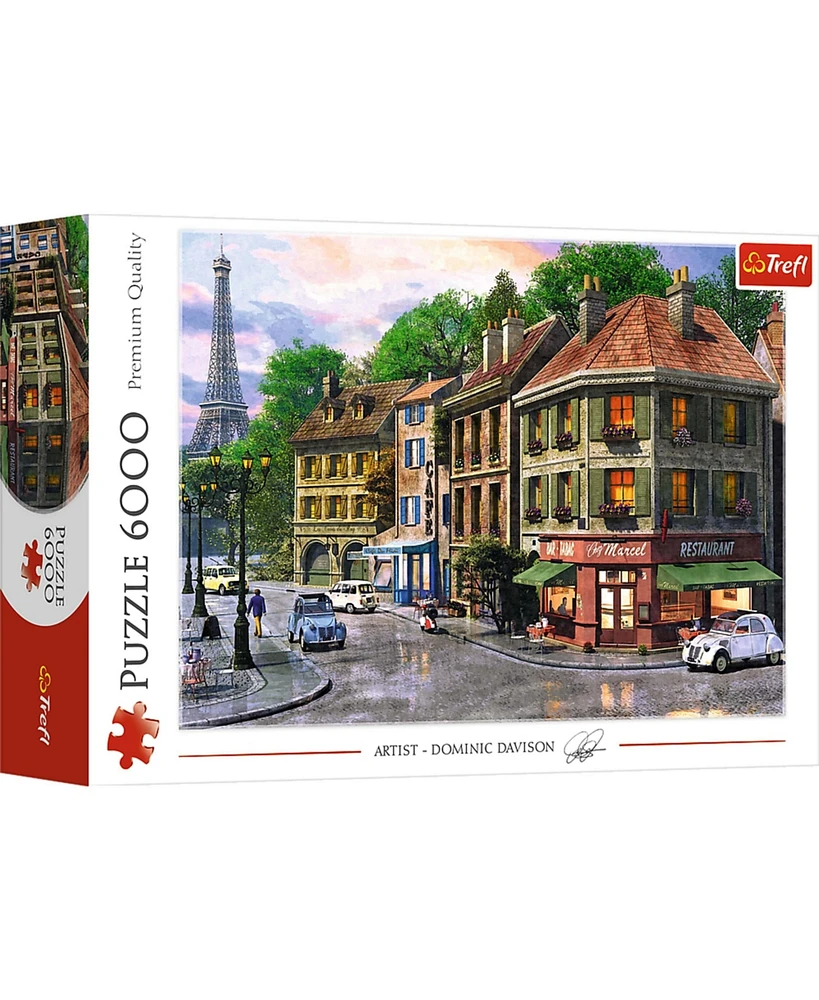 Trefl Red 6000 Piece Puzzle - Street of Paris / Mgl