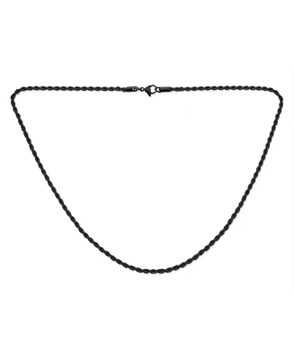 Bling Jewelry Classic Strong 3-5mm Twist Cable Wheat Foxtail Rope Chain Necklace