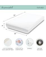 The Peanutshell Ocean Girl Microfiber 4 Pack Crib Sheets