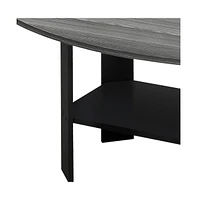 Set of 3 Wood Coffee Tables with Shelf – Functional Nesting Design