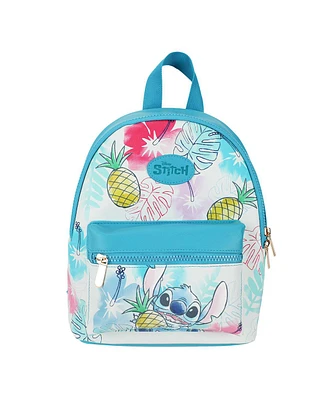 Lilo & Stitch Stitch With Pineapple Faux Leather 11.5" Mini Backpack