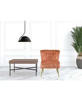 Modern Solid Color Slipper Chair – Stylish Accent Seating