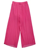 Guess Big Girls Chiffon Pleated Palazzo Pants