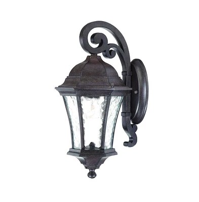 Tapered Hanging Lantern Wall Light for Porch and Entryway Decor