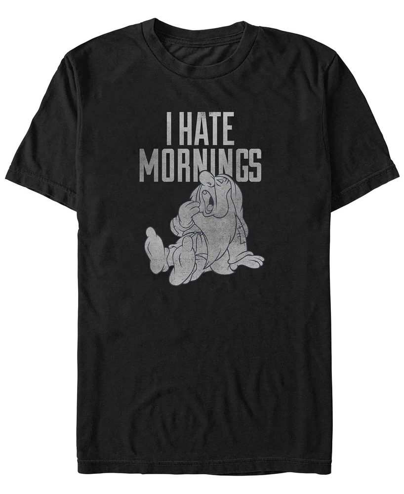 Fifth Sun Men's Hate Mornings Short Sleeve T-Shirt
