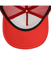 Hello Kitty Character Face Red & White Trucker Hat