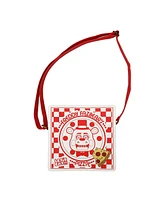 Five Nights At Freddy's Freddy Fazbear's Pizza Box White 12.5" Novelty Crossbody Bag