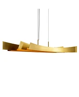 Cwi Lighting 12" Metal Candora Integrated Led Island Pool Table Light