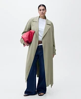 Mango Women's Soft Belt Trench Coat