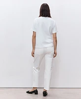 Mango Women's Maternity Straight Jeans