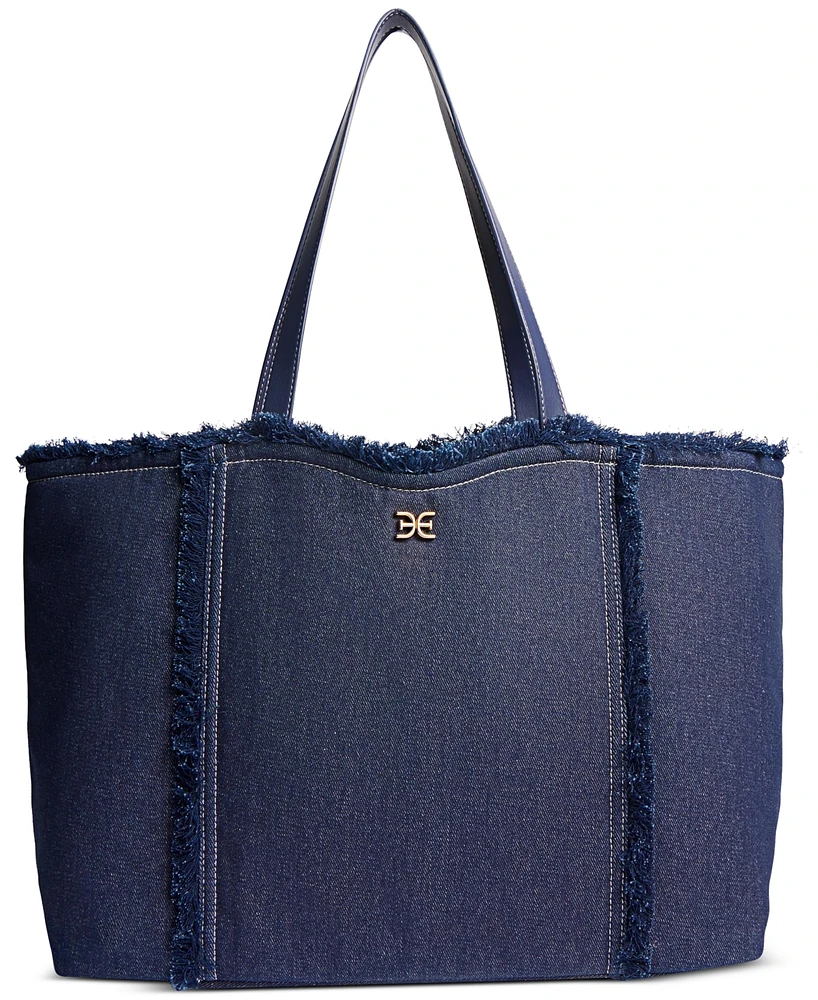 Sam Edelman Irina Denim Reversible Tote Bag