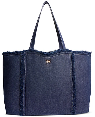 Sam Edelman Irina Denim Reversible Tote Bag
